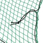 vidaXL Rete per Rimorchio con Corda Elastica Verde 2,7x1,5 m in PP