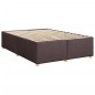 vidaXL Giroletto a Molle con Materasso Marrone Scuro 140x200cm Tessuto vidaXL Giroletto a Molle con Materasso Marrone Scuro 140x200cm Tessuto