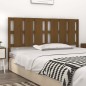 Testiera per Letto Miele 185,5x4x100 cm Legno Massello di Pino