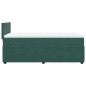 vidaXL Giroletto a Molle con Materasso Verde Scuro 100x200 cm Velluto vidaXL Giroletto a Molle con Materasso Verde Scuro 100x200 cm Velluto