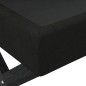 Sgabello Portaoggetti Nero 110x45x49 cm in Velluto Sgabello Portaoggetti Nero 110x45x49 cm in Velluto