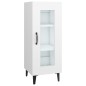 Credenza Bianca 34,5x34x90 cm in Legno Multistrato Credenza Bianca 34,5x34x90 cm in Legno Multistrato