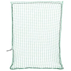 vidaXL Rete per Rimorchio con Corda Elastica Verde 3x2,5 m in PP