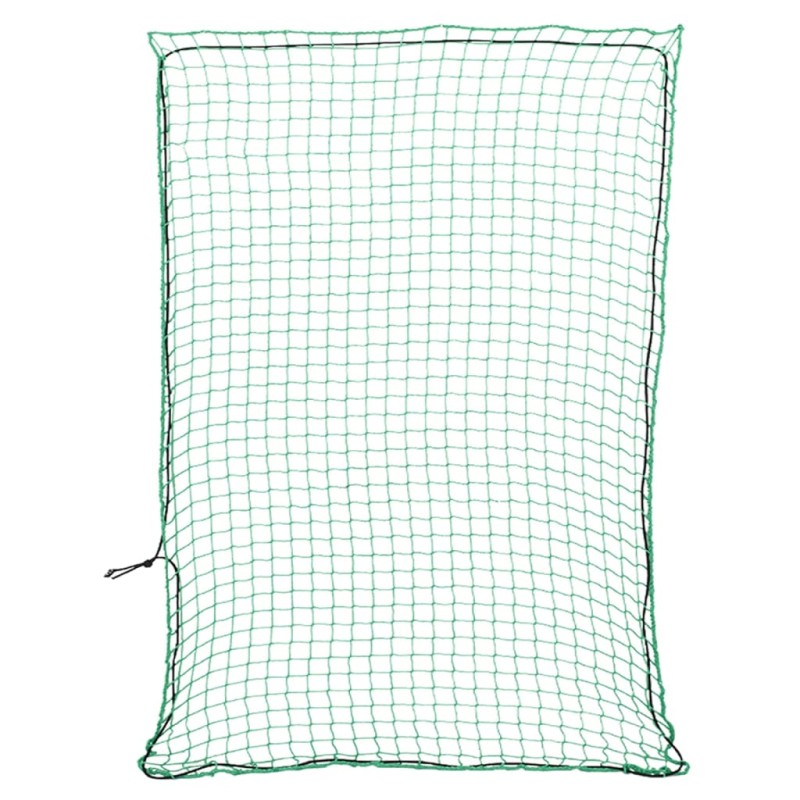 vidaXL Rete per Rimorchio con Corda Elastica Verde 4x3 m in PP