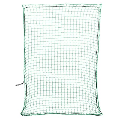 vidaXL Rete per Rimorchio con Corda Elastica Verde 4x3 m in PP
