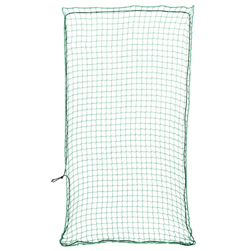 vidaXL Rete per Rimorchio con Corda Elastica Verde 6x3 m in PP