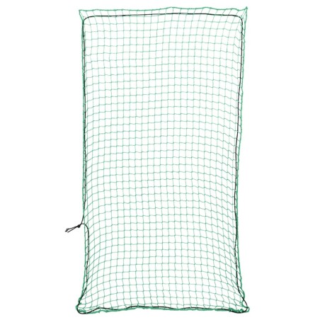vidaXL Rete per Rimorchio con Corda Elastica Verde 6x3 m in PP