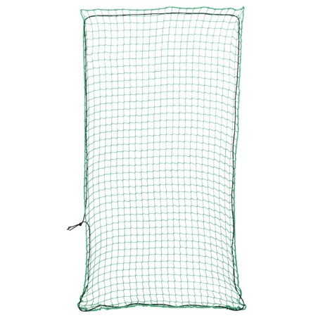vidaXL Rete per Rimorchio con Corda Elastica Verde 8x3,5 m in PP