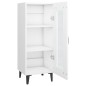 Credenza Bianca 34,5x34x90 cm in Legno Multistrato Credenza Bianca 34,5x34x90 cm in Legno Multistrato