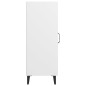 Credenza Bianca 34,5x34x90 cm in Legno Multistrato Credenza Bianca 34,5x34x90 cm in Legno Multistrato