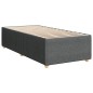 vidaXL Giroletto a Molle con Materasso Grigio Scuro 90x190 cm Tessuto