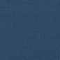 vidaXL Giroletto a Molle con Materasso Blu 90x190 cm in Tessuto