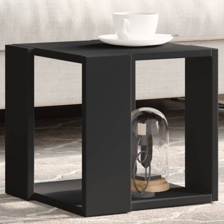 vidaXL Tavolino da Salotto Nero 32x32x30 cm in Legno Multistrato