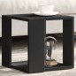vidaXL Tavolino da Salotto Nero 32x32x30 cm in Legno Multistrato