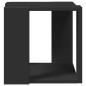 vidaXL Tavolino da Salotto Nero 32x32x30 cm in Legno Multistrato