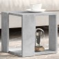 vidaXL Tavolino da Salotto Grigio Cemento 32x32x30cm Legno Multistrato