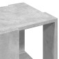 vidaXL Tavolino da Salotto Grigio Cemento 32x32x30cm Legno Multistrato