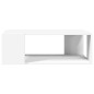 vidaXL Tavolino da Salotto Bianco 89,5x48x30 cm in Legno Multistrato