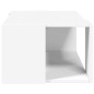 vidaXL Tavolino da Salotto Bianco 89,5x48x30 cm in Legno Multistrato
