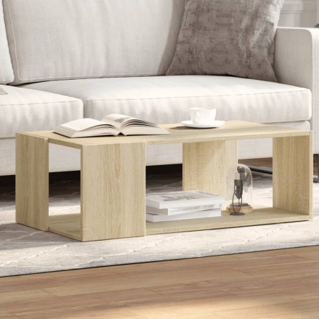 vidaXL Tavolino Salotto Rovere Sonoma 89,5x48x30 cm Legno Multistrato
