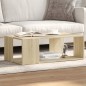 vidaXL Tavolino Salotto Rovere Sonoma 89,5x48x30 cm Legno Multistrato