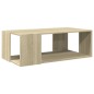 vidaXL Tavolino Salotto Rovere Sonoma 89,5x48x30 cm Legno Multistrato