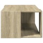 vidaXL Tavolino Salotto Rovere Sonoma 89,5x48x30 cm Legno Multistrato