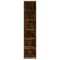 vidaXL Credenza Rovere Fumo 40x41x185cm in Legno Multistrato vidaXL Credenza Rovere Fumo 40x41x185cm in Legno Multistrato