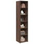 vidaXL Credenza Rovere Marrone 40x41x185cm in Legno Multistrato vidaXL Credenza Rovere Marrone 40x41x185cm in Legno Multistrato