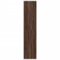 vidaXL Credenza Rovere Marrone 40x41x185cm in Legno Multistrato vidaXL Credenza Rovere Marrone 40x41x185cm in Legno Multistrato