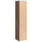 vidaXL Credenza Rovere Marrone 40x41x185cm in Legno Multistrato vidaXL Credenza Rovere Marrone 40x41x185cm in Legno Multistrato