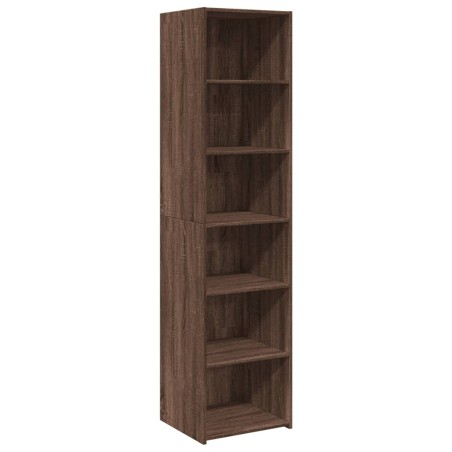 vidaXL Credenza Rovere Marrone 45x41x185 cm in Legno Multistrato
