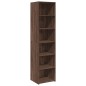 vidaXL Credenza Rovere Marrone 45x41x185 cm in Legno Multistrato vidaXL Credenza Rovere Marrone 45x41x185 cm in Legno Multistrato