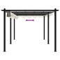vidaXL Gazebo da Giardino con Tetto Retrattile Crema 3x6m in Alluminio vidaXL Gazebo da Giardino con Tetto Retrattile Crema 3x6m in Alluminio