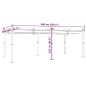 vidaXL Gazebo da Giardino con Tetto Retrattile Crema 3x6m in Alluminio vidaXL Gazebo da Giardino con Tetto Retrattile Crema 3x6m in Alluminio