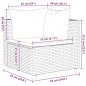 vidaXL Set Divani da Giardino 10 pz con Cuscini in Polyrattan Marrone vidaXL Set Divani da Giardino 10 pz con Cuscini in Polyrattan Marrone