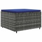 vidaXL Set Divani da Giardino 7 pz con Cuscini in Polyrattan Grigio vidaXL Set Divani da Giardino 7 pz con Cuscini in Polyrattan Grigio