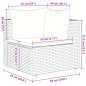 vidaXL Set Divani da Giardino 10 pz con Cuscini in Polyrattan Marrone vidaXL Set Divani da Giardino 10 pz con Cuscini in Polyrattan Marrone