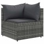 vidaXL Set Divani da Giardino 6 pz con Cuscini in Polyrattan Grigio vidaXL Set Divani da Giardino 6 pz con Cuscini in Polyrattan Grigio