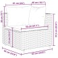 vidaXL Set Divani da Giardino 5 pz con Cuscini Nero in Polyrattan vidaXL Set Divani da Giardino 5 pz con Cuscini Nero in Polyrattan