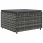 vidaXL Set Divani da Giardino 6 pz con Cuscini in Polyrattan Grigio