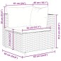 vidaXL Set Divani da Giardino 5 pz con Cuscini in Polyrattan Grigio vidaXL Set Divani da Giardino 5 pz con Cuscini in Polyrattan Grigio