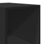 vidaXL Credenza Nera 30x41x185 cm in Legno Multistrato vidaXL Credenza Nera 30x41x185 cm in Legno Multistrato