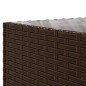vidaXL Set Divani da Giardino 9 pz con Cuscini in Polyrattan Marrone vidaXL Set Divani da Giardino 9 pz con Cuscini in Polyrattan Marrone