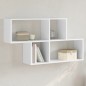 vidaXL Scaffale a Parete Bianco 100x20x53 cm in Legno Multistrato vidaXL Scaffale a Parete Bianco 100x20x53 cm in Legno Multistrato