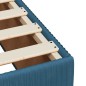 vidaXL Giroletto a Molle con Materasso Blu Scuro 90x190 cm in Velluto vidaXL Giroletto a Molle con Materasso Blu Scuro 90x190 cm in Velluto