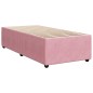 vidaXL Giroletto a Molle con Materasso Rosa 90x190 cm in Velluto