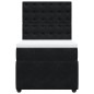 vidaXL Giroletto a Molle con Materasso Nero 90x200 cm in Velluto vidaXL Giroletto a Molle con Materasso Nero 90x200 cm in Velluto