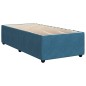 vidaXL Giroletto a Molle con Materasso Blu Scuro 100x200 cm in Velluto vidaXL Giroletto a Molle con Materasso Blu Scuro 100x200 cm in Velluto