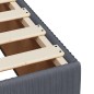 vidaXL Giroletto a Molle con Materasso Grigio Scuro 120x200 cm Velluto vidaXL Giroletto a Molle con Materasso Grigio Scuro 120x200 cm Velluto